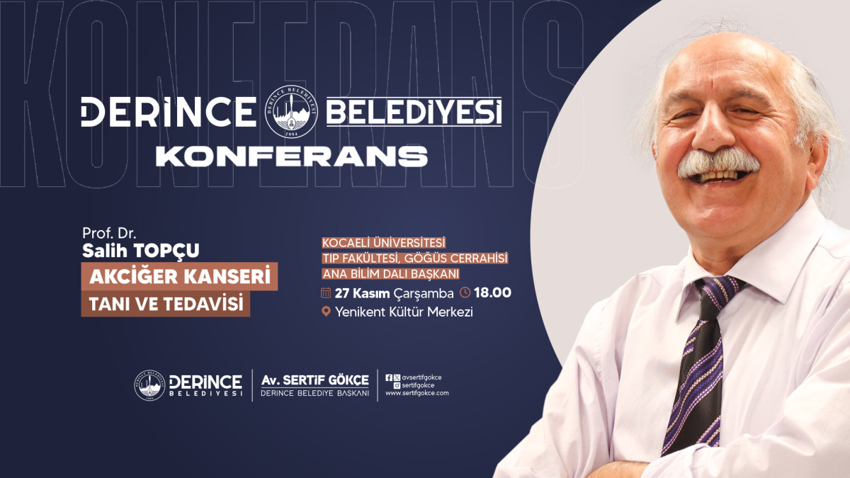 DERİNCE’DE BİR ÖNEMLİ KONFERANS DAHA