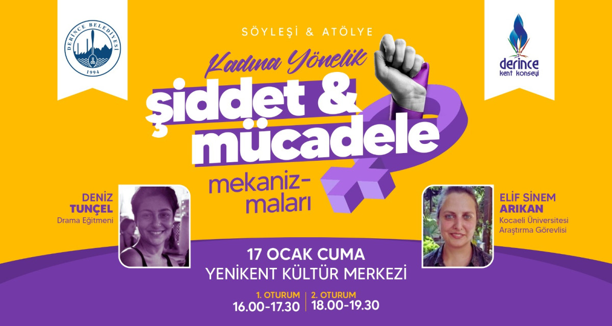 DERİNCE’DE KADINA YÖNELİK  ŞİDDETLE MÜCADELE KONULU SÖYLEŞİ