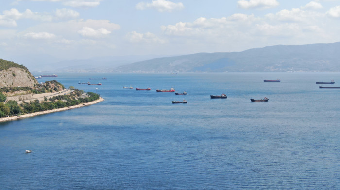 İZMİT KÖRFEZİ'NDE GEMİ YOĞUNLUĞU